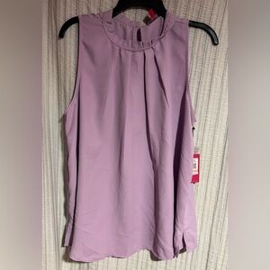 Vince Camuto Lilac Sleeveless Top